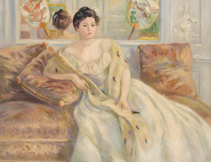 Jeune femme à l’étole  d’hermine