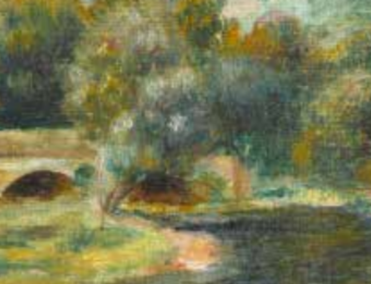 Auguste Renoir Pont sur une rivière 