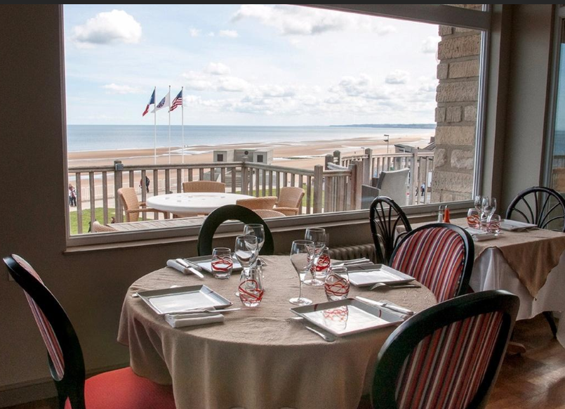   Restaurant le Mathélia Omaha beach 