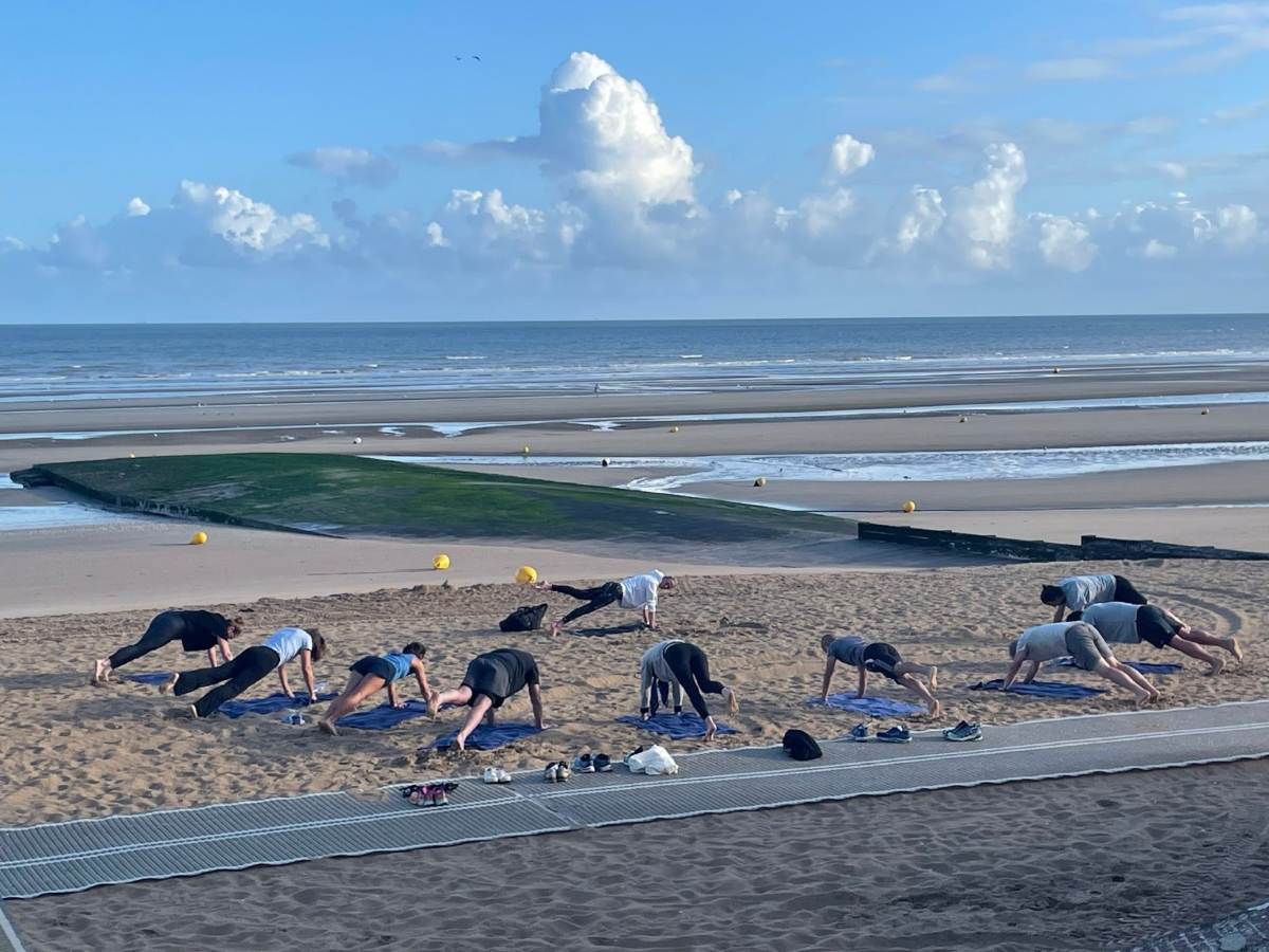 séance sur la plage
