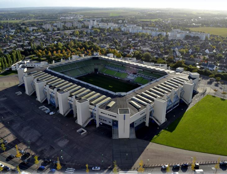 Stade Malherbe Caen - Vue aérienne