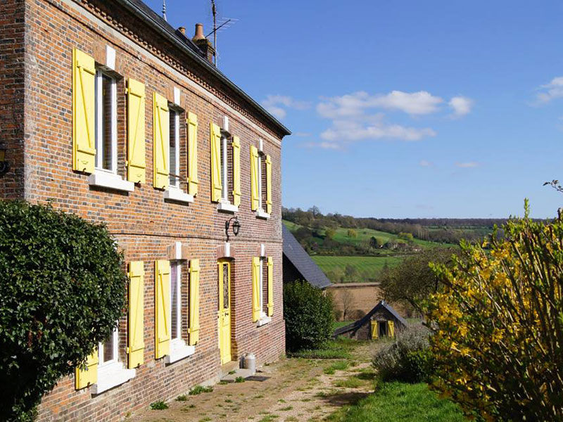 vue-ferme-tortisambert - ©Ferme de la biquetière à Tortisambert vue-ferme-tortisambert - ©Ferme de la biquetière à Tortisambert